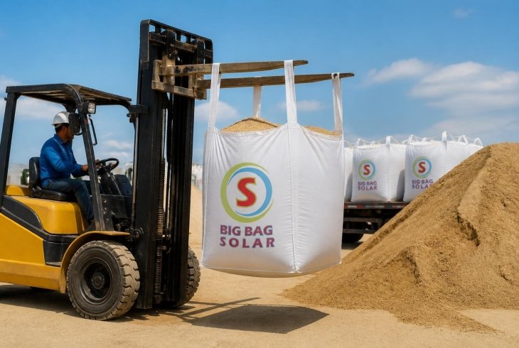 Como transportar areia com segurança usando Big Bags
